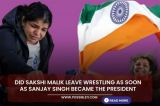 Did Sakshi Malik leave wrestling as soon as Sanjay Singh became the president