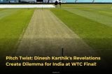 Dinesh Karthik's Pitch update Adds Twist to India's WTC Final Strategy
