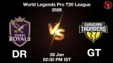 DR vs GT WLP 2026, Pitch Report, Head to Head, Playing 11, AI Prediction
