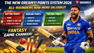 Dream11 points system 2026 all rounders