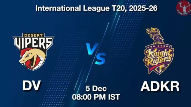 DV vs ADKR, Pitch Report, Head to Head, Playing 11, AI Prediction