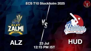 ECS T10 2025 ALZ vs HUD: Playing 11