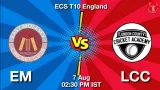 ECS T10 2025 EM vs LCC: Playing 11, Dream11 Team, My11Circle Prediction