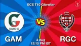 ECS T10 2025 GAM vs RGC: Dream11 Team, Who will win today match? (AI Prediction)