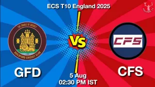 ECS T10 2025 GFD vs CFS: Playing 11