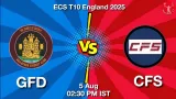 ECS T10 2025 GFD vs CFS: Playing 11, Dream11 Team, My11Circle Prediction