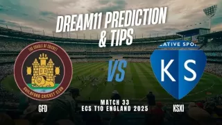 ECS T10 2025 GFD vs KSXI: Playing 11
