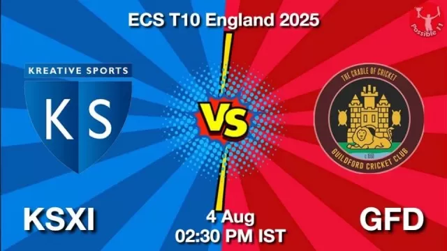ECS T10 2025 KSXI vs GFD: Playing 11, Dream11 Team, My11Circle Prediction