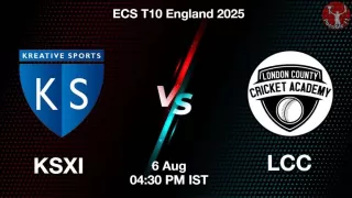 ECS T10 2025 KSXI vs LCC: Playing 11