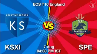 ECS T10 2025 KSXI vs SPE: Playing 11