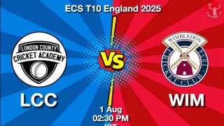 ECS T10 2025 LCC vs WIM: Playing 11