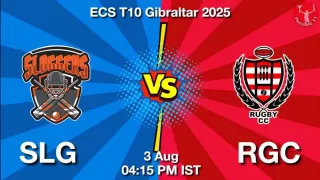 ECS T10 2025 SLG vs RGC: Playing 11