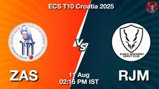 ECS T10 2025 ZAS vs RJM: