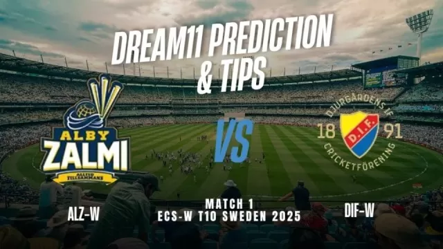 ECS-W T10 2025 ALZ-W vs DIF-W: Playing 11, Dream11 Team, My11Circle Prediction
