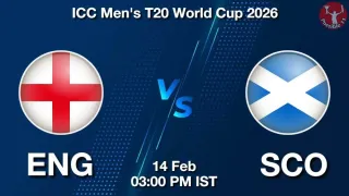 ENG vs SCO T20 WC 2026, Pitch Report, Head to Head, Playing 11, AI Prediction ENG vs SCO T20 WC 2026,