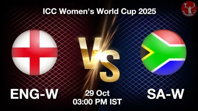 ENG-W vs SA-W 1st Semi-Final: Head-to-Head, Playing 11, AI Prediction