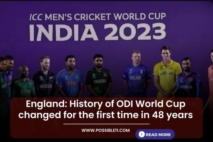 England: History of ODI World Cup changed for the first time in 48 years