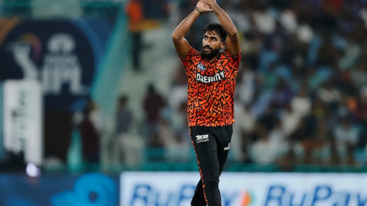 eshan malinga (srh) mi vs srh ipl 2026