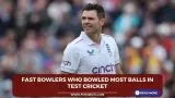 Fast bowlers who bowled most balls in test and international cricket