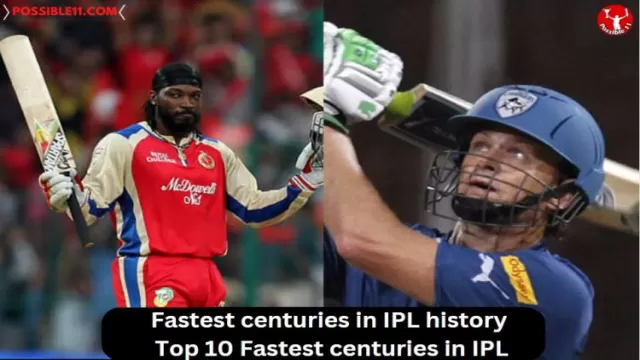 Fastest centuries in IPL history, Top 10