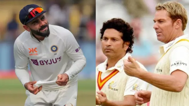 Virat Kohli, Sachin Tendulkar and Shane Warne
