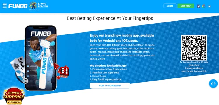 Fun88: Sports Betting and New Online Casino in India