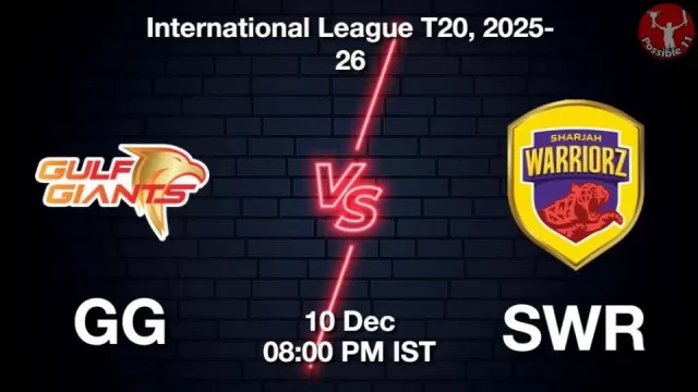 GG vs SWR, Pitch Report, Head to Head, Playing 11, AI Prediction