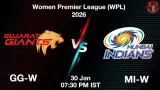 GG-W vs MI-W WPL 2026, Pitch Report, Head to Head, Playing 11, AI Prediction