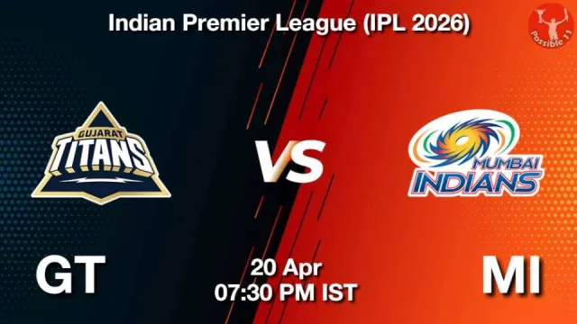 GT vs MI IPL 2026, Pitch Report,