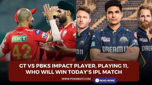 GT vs PBKS Impact Player, Playing 11,