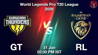 GT vs RL WLP 2026, Pitch Report, Head to Head, Playing 11, AI Prediction GT vs RL WLP 2026, Pitch