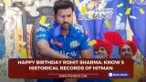 Happy Birthday Rohit Sharma: Know 5 historical records of Hitman