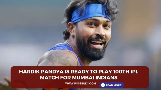 RR vs MI: Hardik Pandya is ready