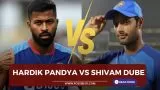 Hardik Pandya vs Shivam Dube: Who will be selected in T20 World Cup 2024 squad?