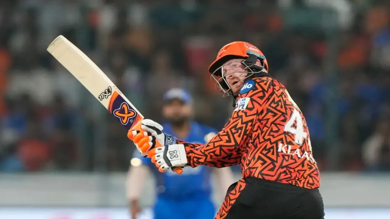 heinrich klaasen (srh) rr vs srh ipl 2026