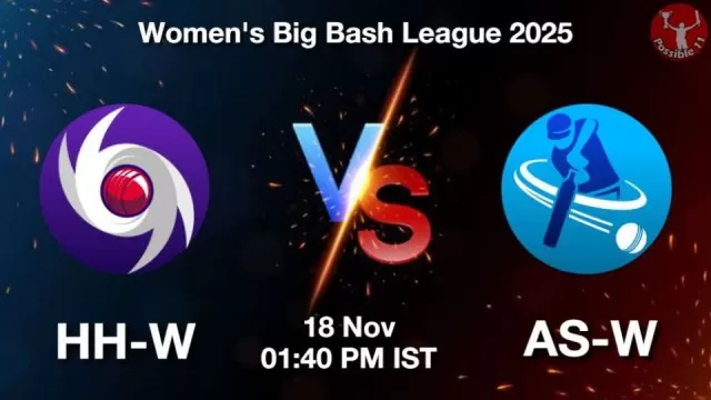HH-W vs AS-W WBBL 2025, Pitch Report, Head to Head, Playing 11, AI Prediction