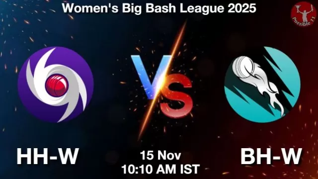 HH-W vs BH-W WBBL 2025, Pitch Report, Head to Head, Playing 11, AI Prediction