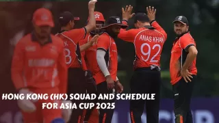 Hong Kong (HK) squad and schedule