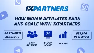 How Indian affiliates earn and scale with 1xPartners