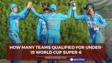 How many teams qualified for Under-19 World Cup Super-6