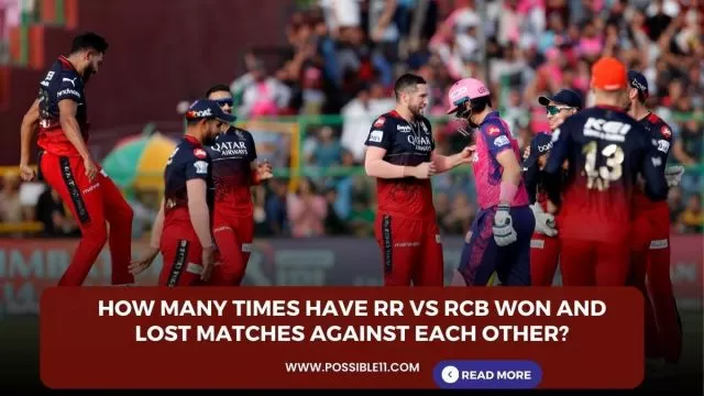 How many times have RR vs RCB