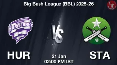 HUR vs STA BBL 2025-26, Picture