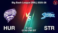 HUR vs STR BBL 2025-26, Picture