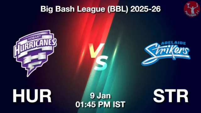 HUR vs STR BBL 2025-26, Pitch Report,
