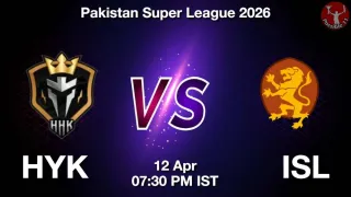 HYK vs ISL PSL 2026, Pitch