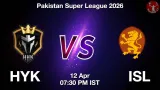 HYK vs ISL PSL