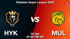 HYK vs MUL PSL 2026, Picture