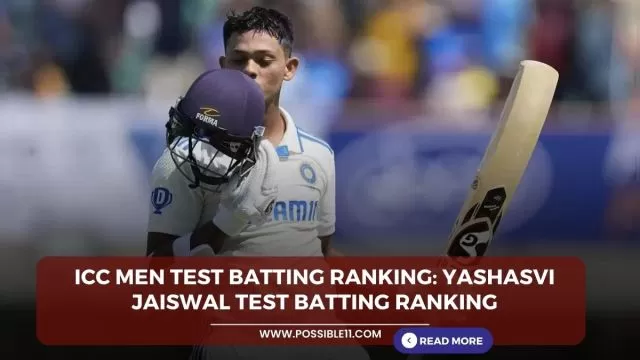 ICC Men Test Batting Ranking: Yashasvi Jaiswal