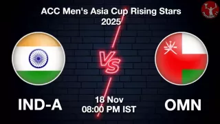 IND-A vs OMN, Pitch Report, Head to Head, Playing 11, AI Prediction IND-A vs OMN