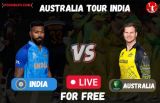 IND vs AUS Live: Where to watch India vs Australia match for free